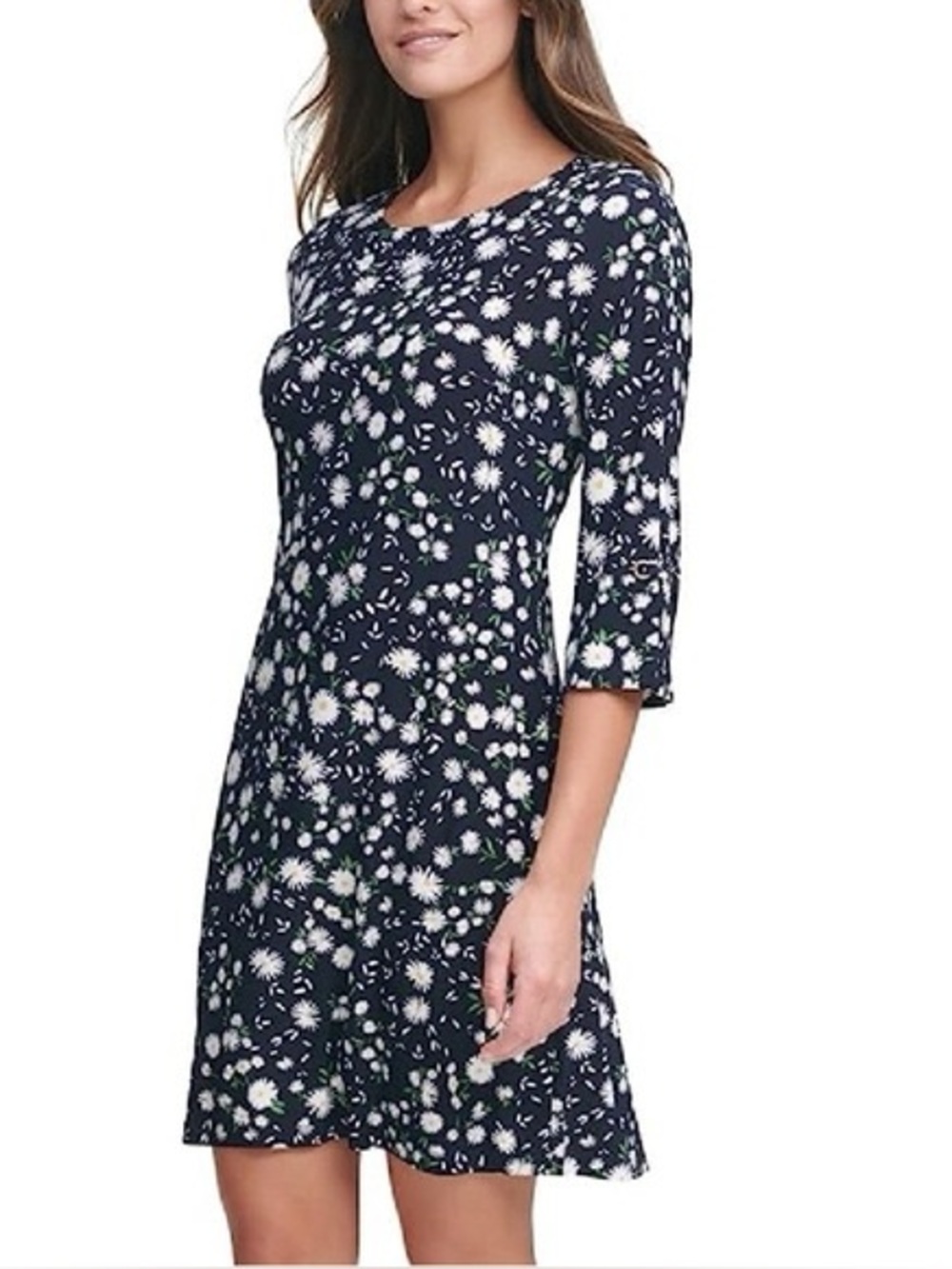 NWOT Tommy Hilfiger: Black Daisy Dress